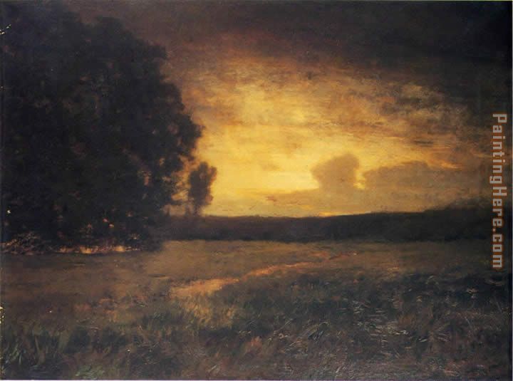 Sunset in the Marshes painting - Alexander Helwig Wyant Sunset in the Marshes art painting